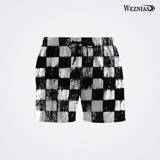 Monochrome Check Shorts