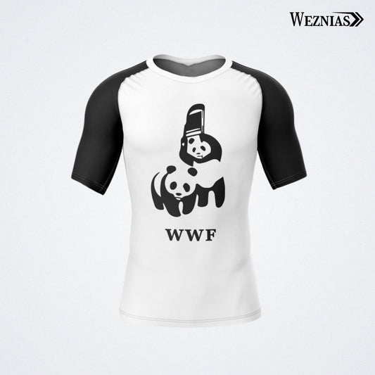 Monochrome Panda Compression Shirt