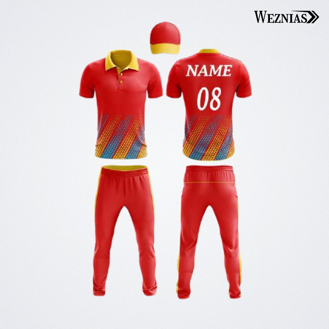 Crimson Blaze Cricket Uniform