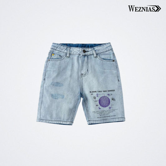 Blue Rush Denim Shorts