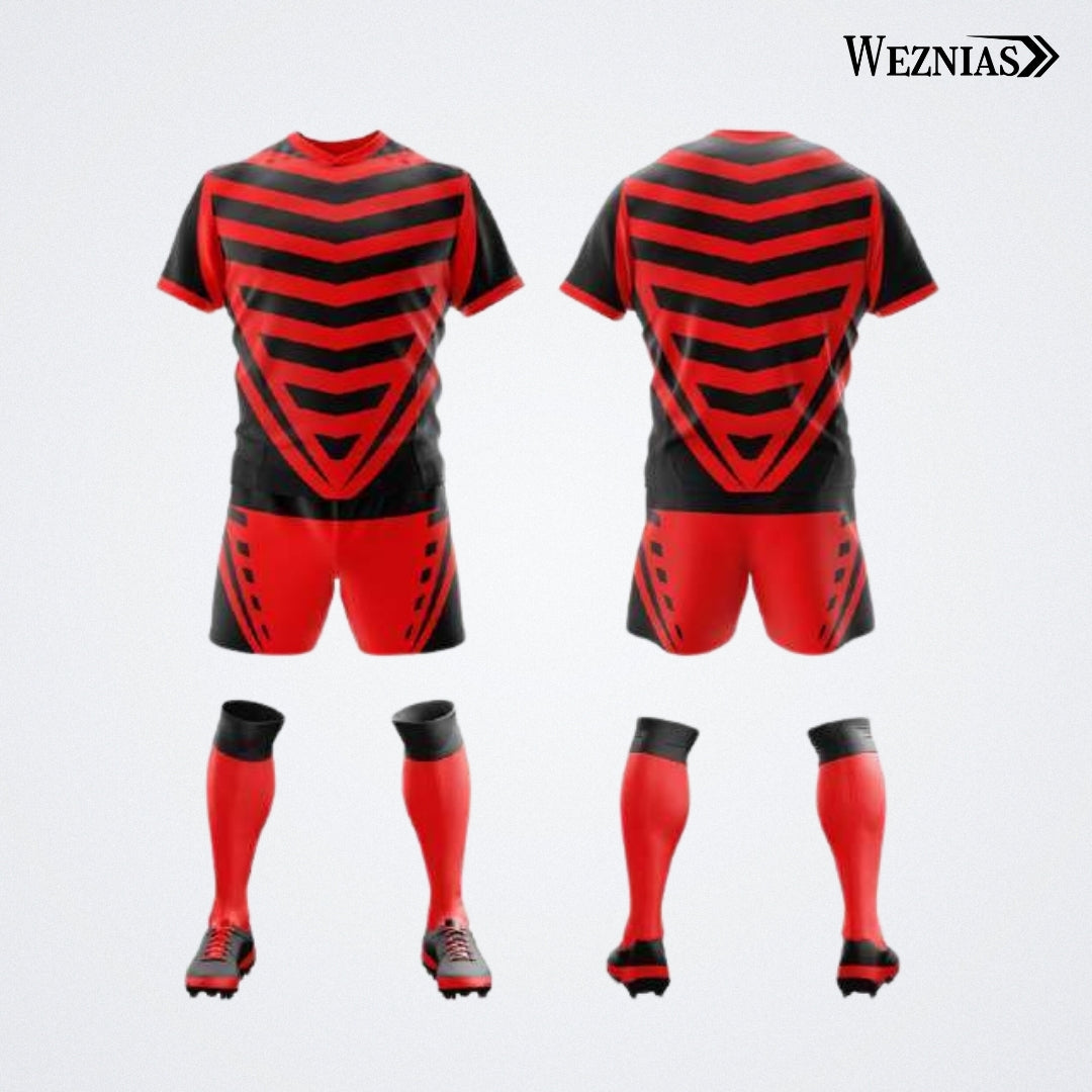 Crimson Strikers Rugby Uniform