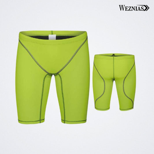 Lime Wave Swimming Shorts